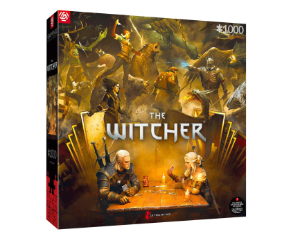Puzzle z gier Good Loot Gaming Puzzle: The Witcher (Wiedźmin) Playing Gwent 1000